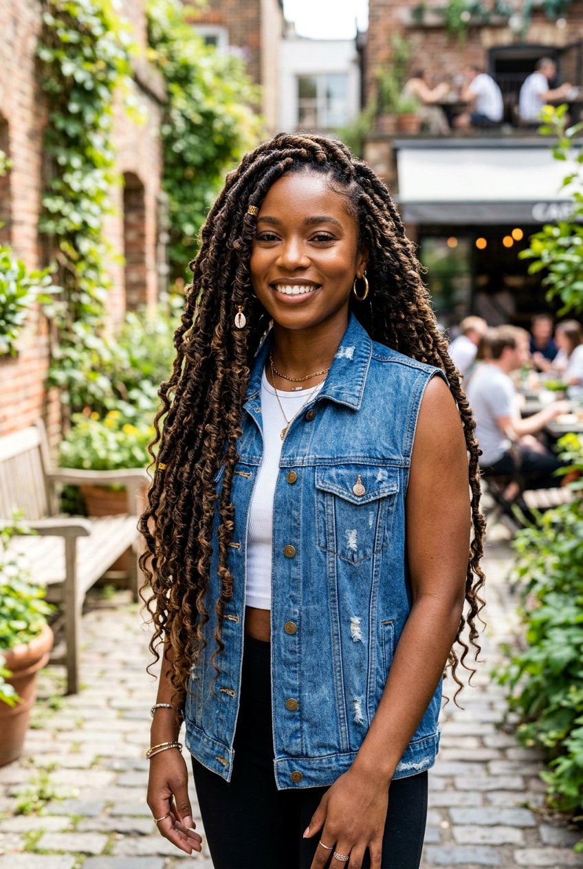 Butterfly Boho Faux Locs - 20 boho faux loc hairstyles - 20 boho faux loc hairstyles