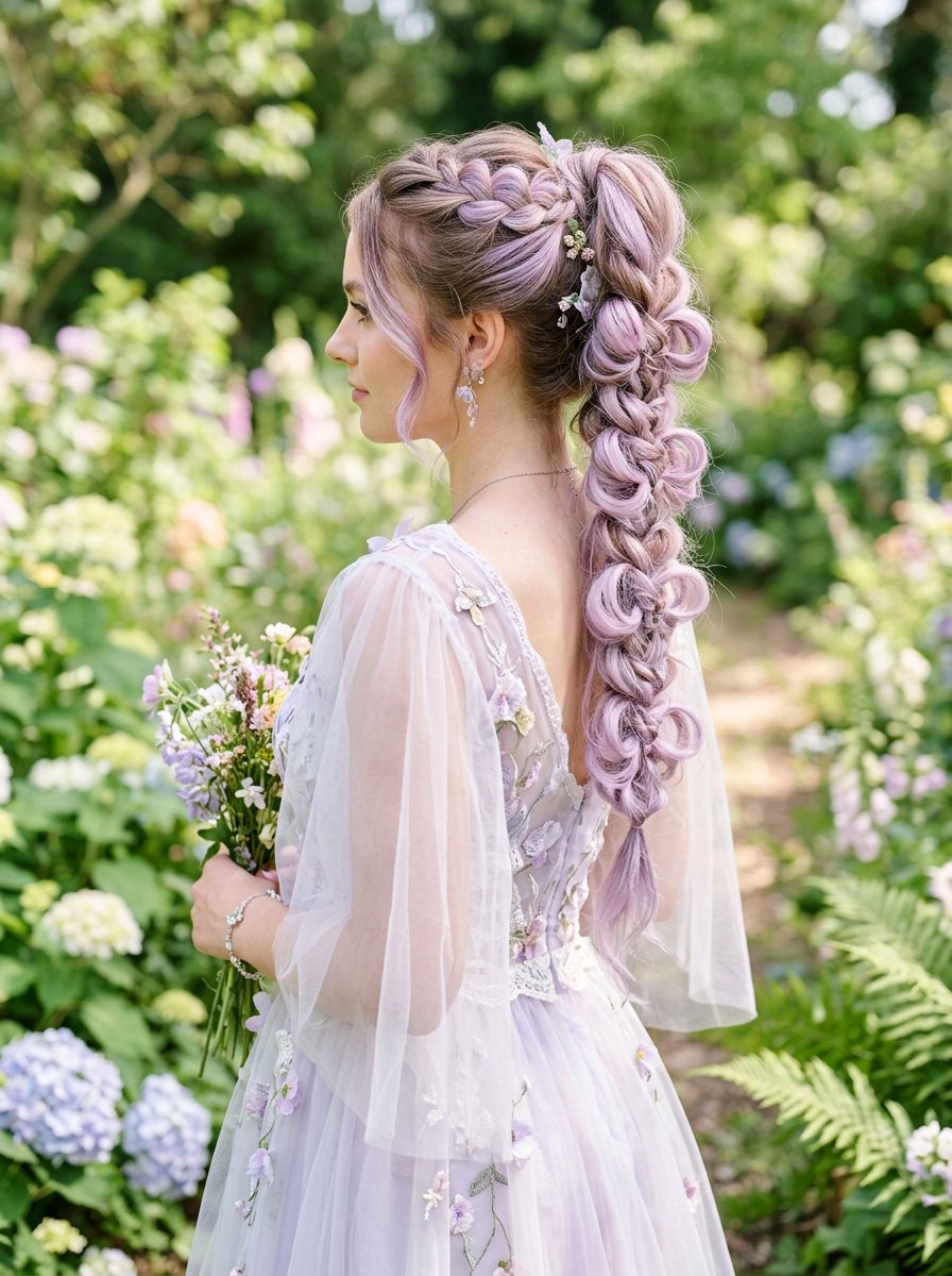 Butterfly Braid Ponytail - 20 rave braid ponytail hairstyle - 20 rave braid ponytail hairstyle