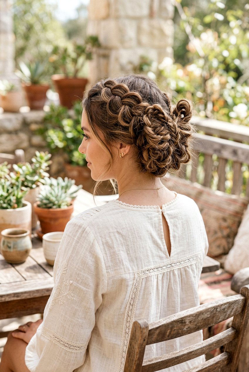 Butterfly Braided Bun - 20 braided bun for black women - 20 braided bun for black women