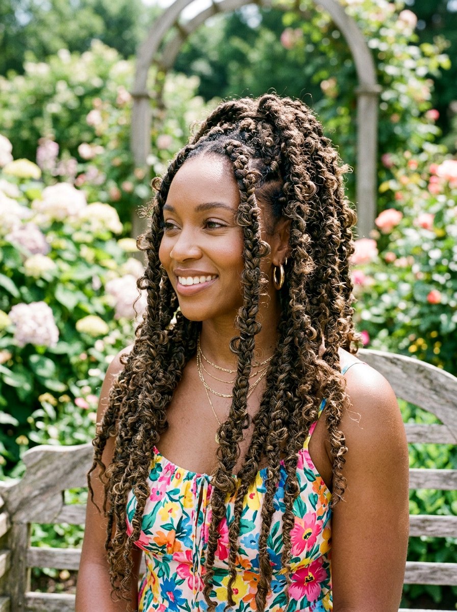 Butterfly Braids - 20 vacation braid styles for black women - 20 vacation braid styles for black women