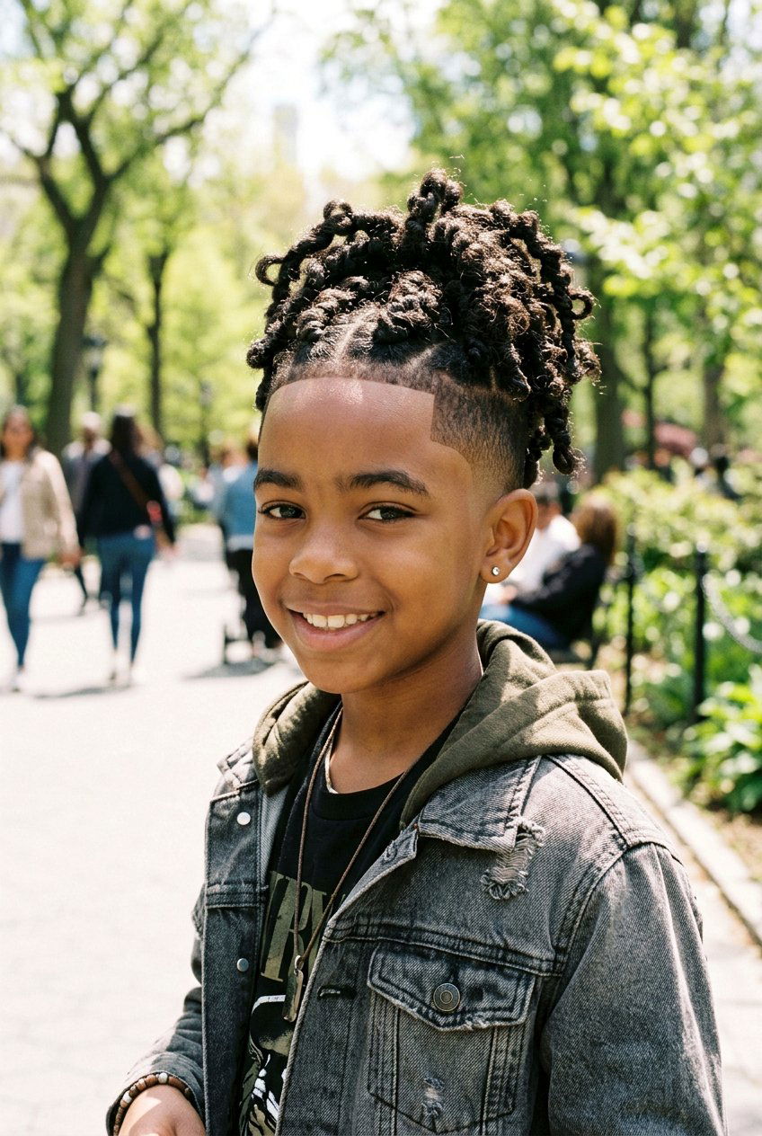 Butterfly Braids With Taper Fade - 20 boys braids with fade - 20 boys braids with fade