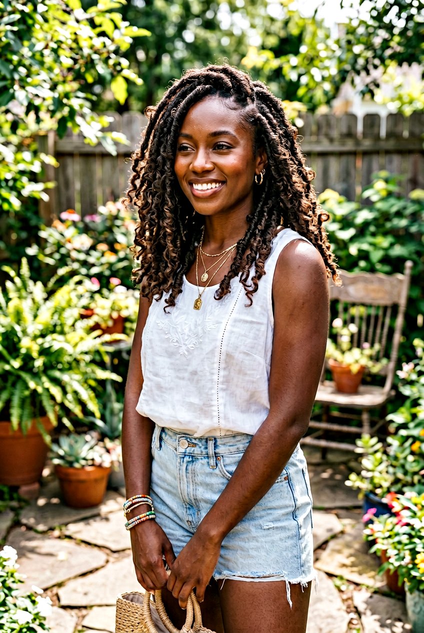 Butterfly Crochet Locs - 20 crochet loc hairstyles - 20 crochet loc hairstyles