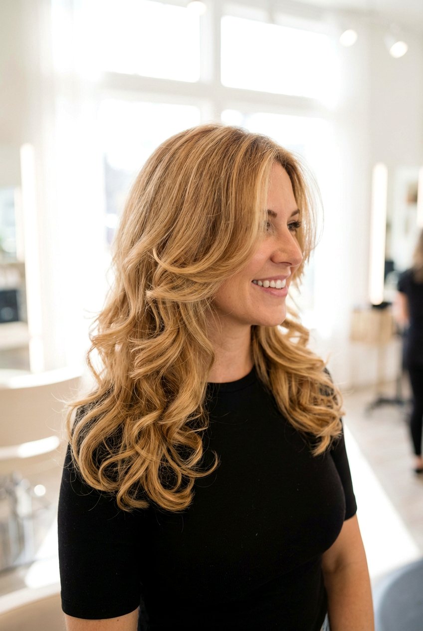 Butterfly Cut - 20 haircuts for round faces - 20 haircuts for round faces