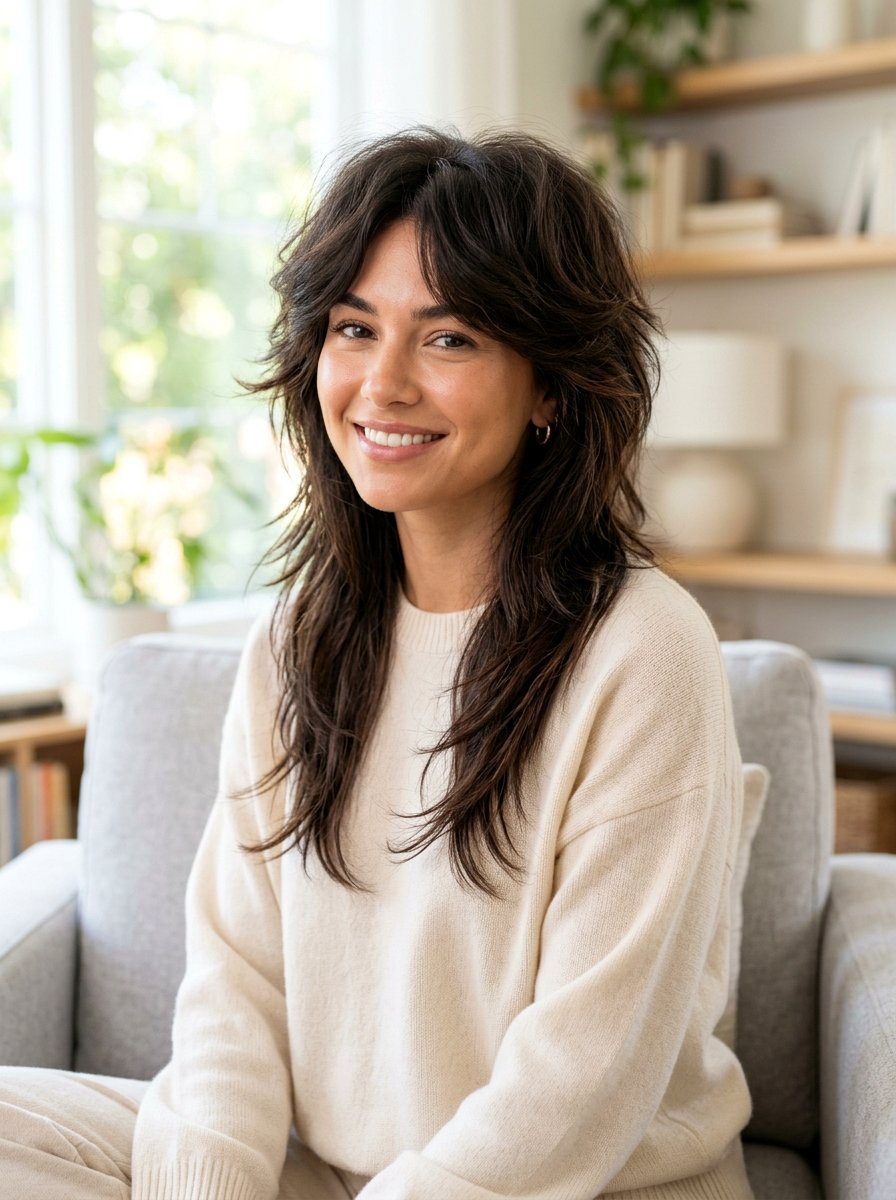 Butterfly Cut - 20 haircut to reshape shoulder length hair - 20 haircut to reshape shoulder length hair