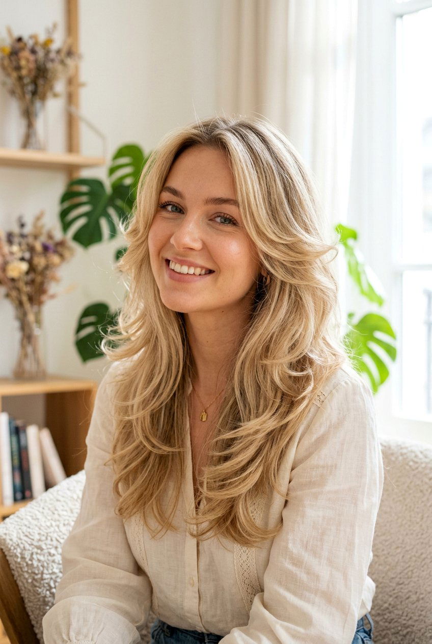 Butterfly Cut - 20 wash and wear haircuts - 20 wash and wear haircuts