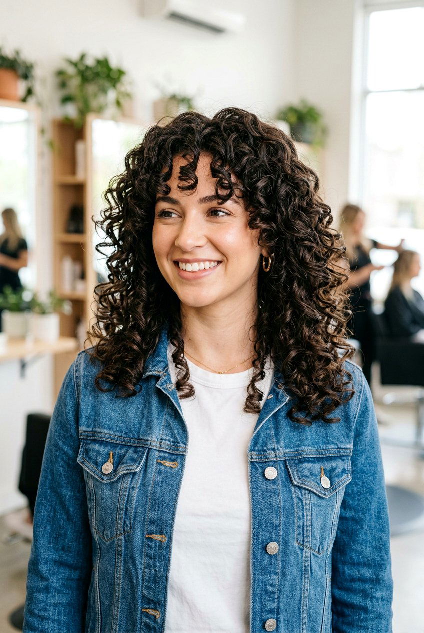 Butterfly Cut For Curly Hair - 20 soft butterfly layers for mature women - 20 soft butterfly layers for mature women