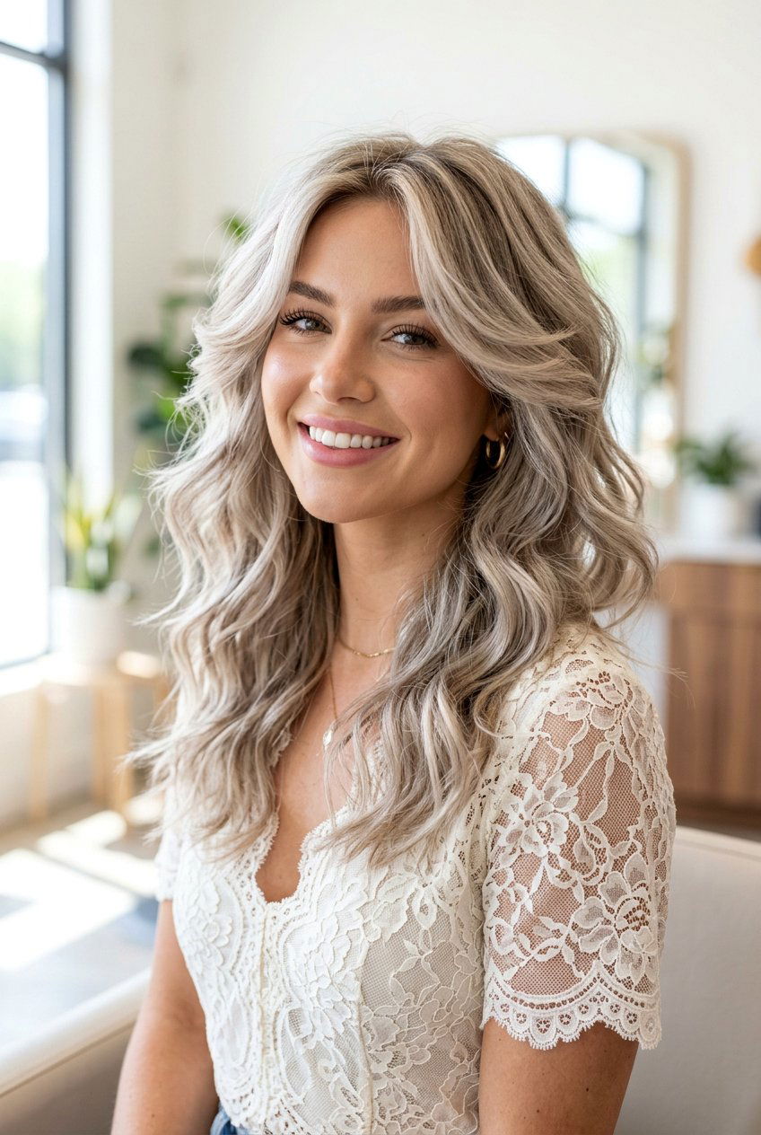 20 Beautiful Butterfly Haircut Ideas for Wavy Hair Women