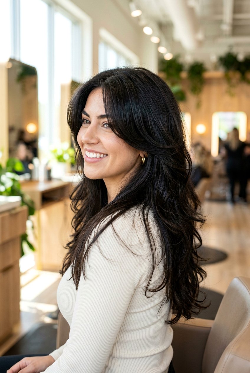 Butterfly Cut For Thick Hair - 20 butterfly layers for long hair - 20 butterfly layers for long hair