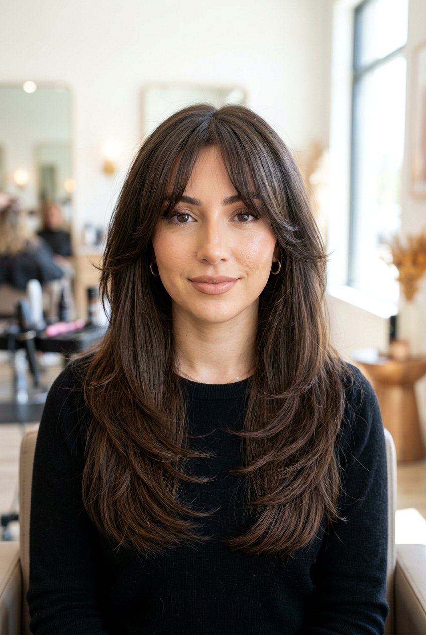 Butterfly Cut On Straight Hair - 20 layered straight haircuts - 20 layered straight haircuts