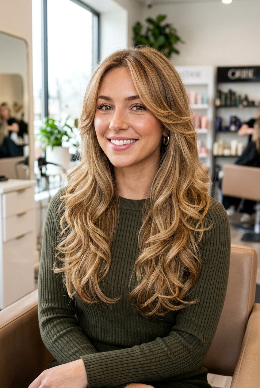 Butterfly Cut With Face Framing Layers - 20 butterfly layers for long hair - 20 butterfly layers for long hair