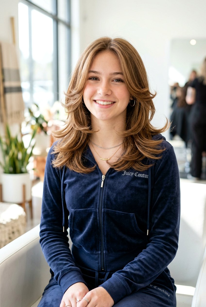 Butterfly Cut With Flipped Ends - 20 butterfly layers for teenage girls - 20 butterfly layers for teenage girls