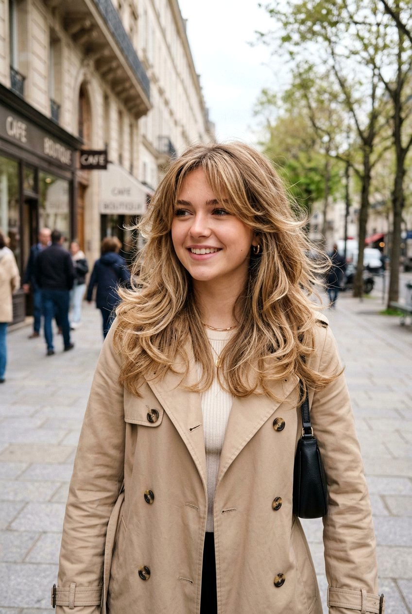 Butterfly Cut With Highlights - 20 butterfly layers for teenage girls - 20 butterfly layers for teenage girls