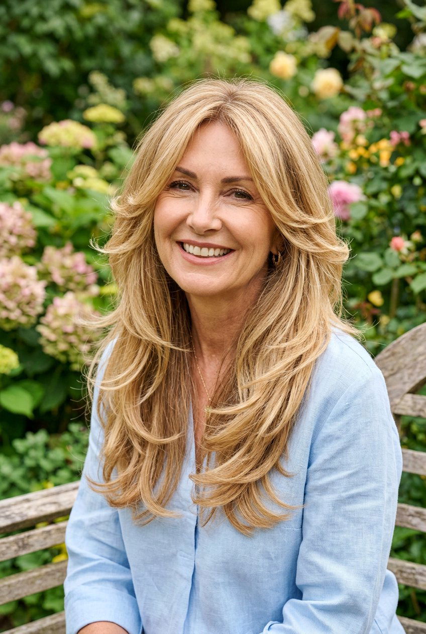 Butterfly Haircut - 20 best haircuts for women over 50 - 20 best haircuts for women over 50