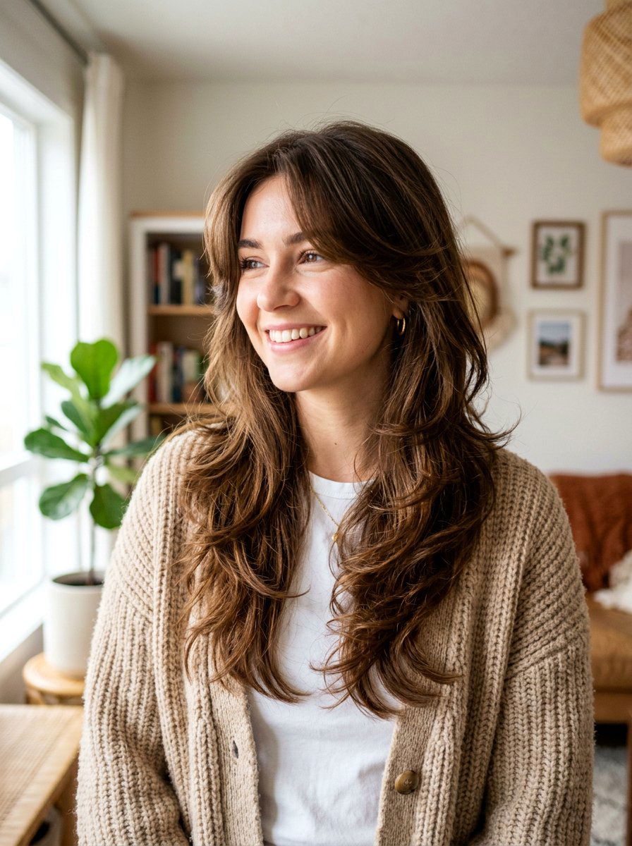 Butterfly Haircut - 20 winter haircut trends for women - 20 winter haircut trends for women