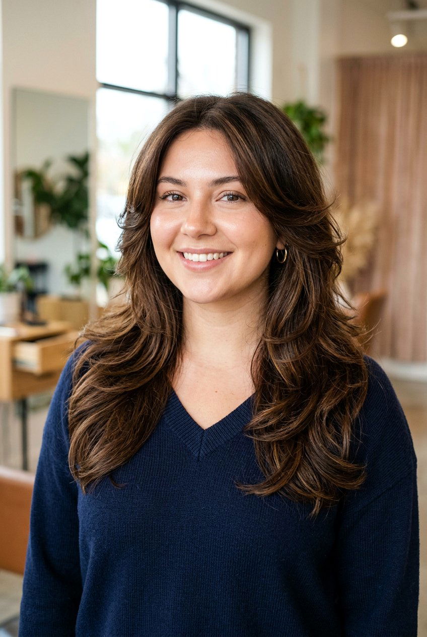 Butterfly Haircut For Round Face - 20 butterfly haircut for thick coarse hair - 20 butterfly haircut for thick coarse hair