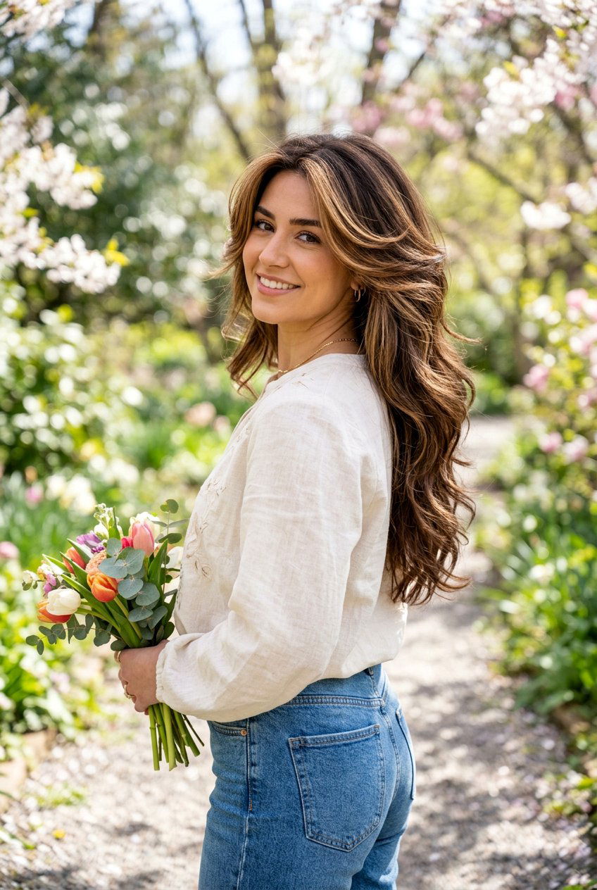 Butterfly Haircut With Balayage - 20 mom butterfly haircut for long hair - 20 mom butterfly haircut for long hair