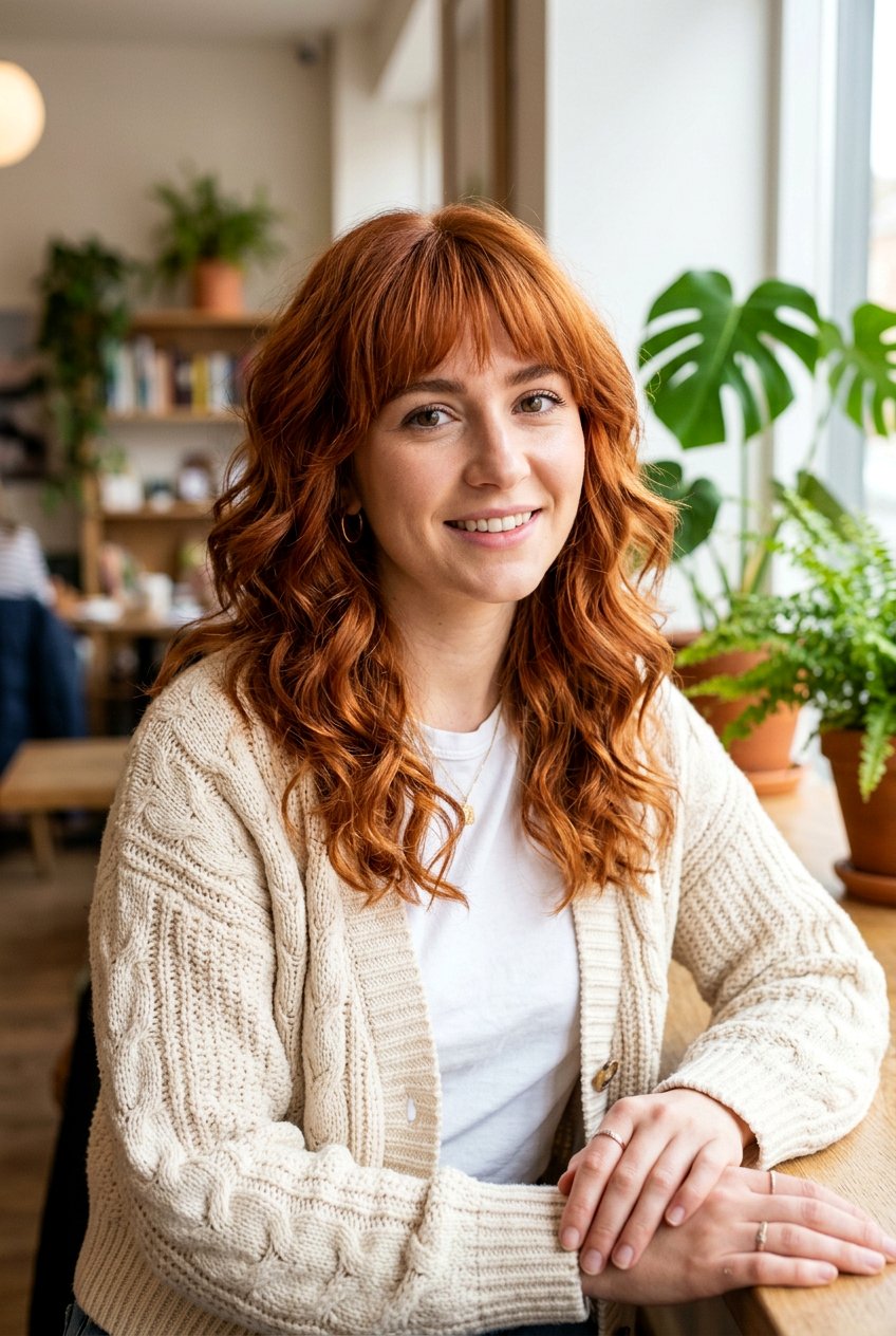 Butterfly Haircut With Bangs - 20 butterfly haircut for wavy hair women - 20 butterfly haircut for wavy hair women