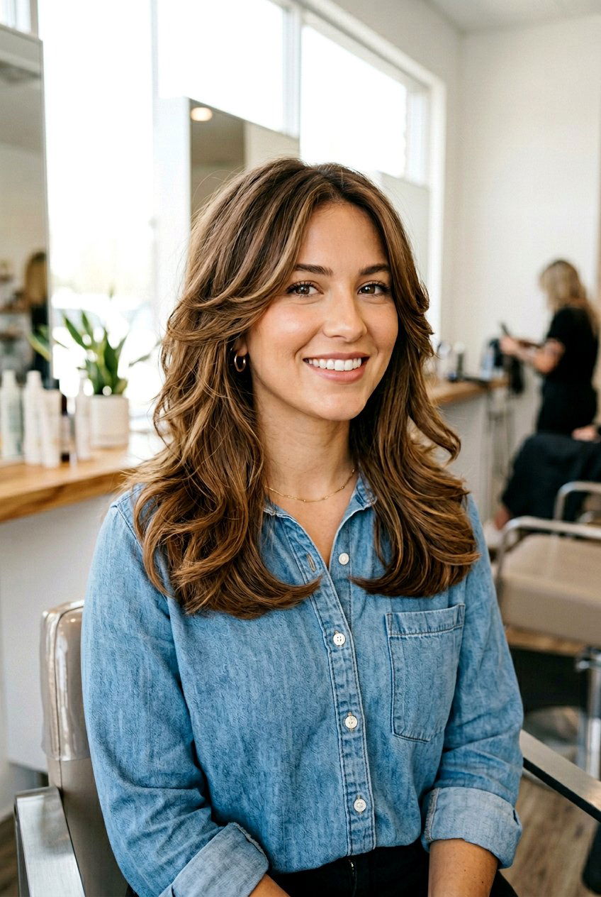 Butterfly Haircut With Blunt Ends - 20 polished butterfly haircut for long hair - 20 polished butterfly haircut for long hair