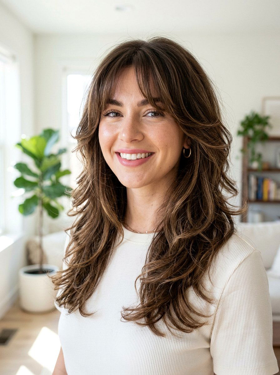 Butterfly Haircut With Curtain Bangs - 20 summer butterfly haircut ideas - 20 summer butterfly haircut ideas