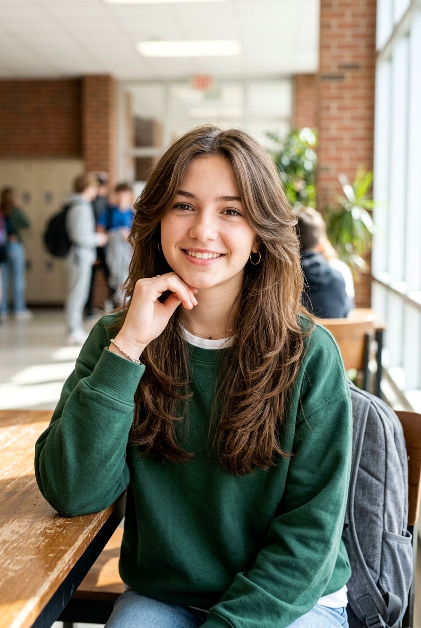 Butterfly Haircut With Face Framing Layers - 20 butterfly haircut for teenage girls - 20 butterfly haircut for teenage girls