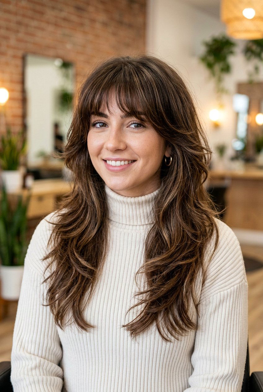 Butterfly Haircut With Fringe - 20 butterfly haircut for thick coarse hair - 20 butterfly haircut for thick coarse hair