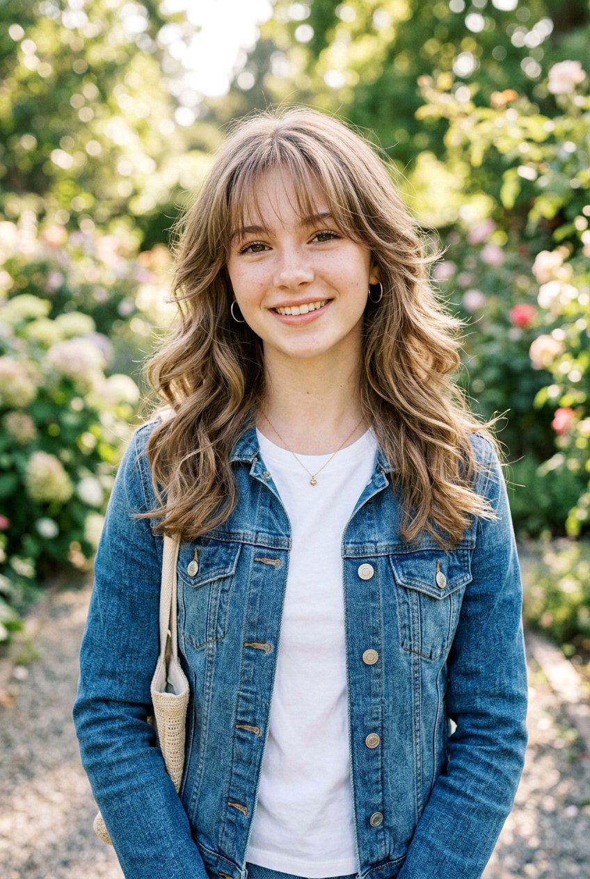 Butterfly Haircut With Wispy Bangs - 20 butterfly haircut for teenage girls - 20 butterfly haircut for teenage girls