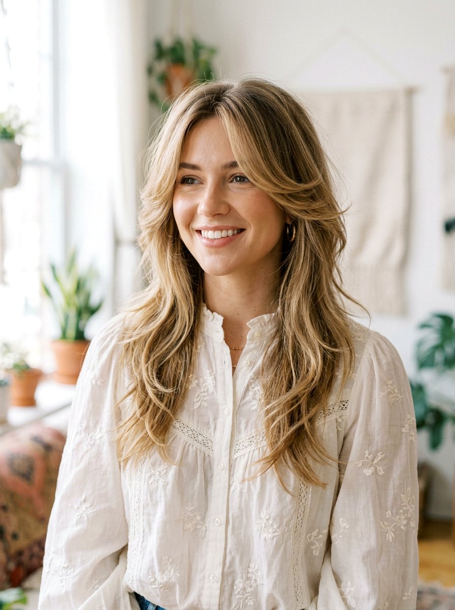 Butterfly Haircut With Wispy Layers - 20 easy butterfly haircut styling ideas - 20 easy butterfly haircut styling ideas