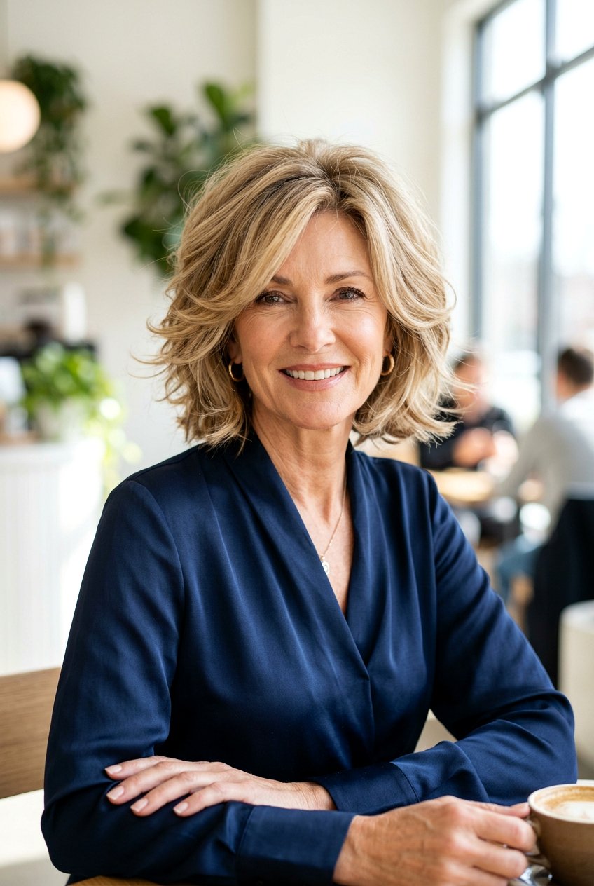 Butterfly Layered Bob - 20 low maintenance layered bob for mature women - 20 low maintenance layered bob for mature women