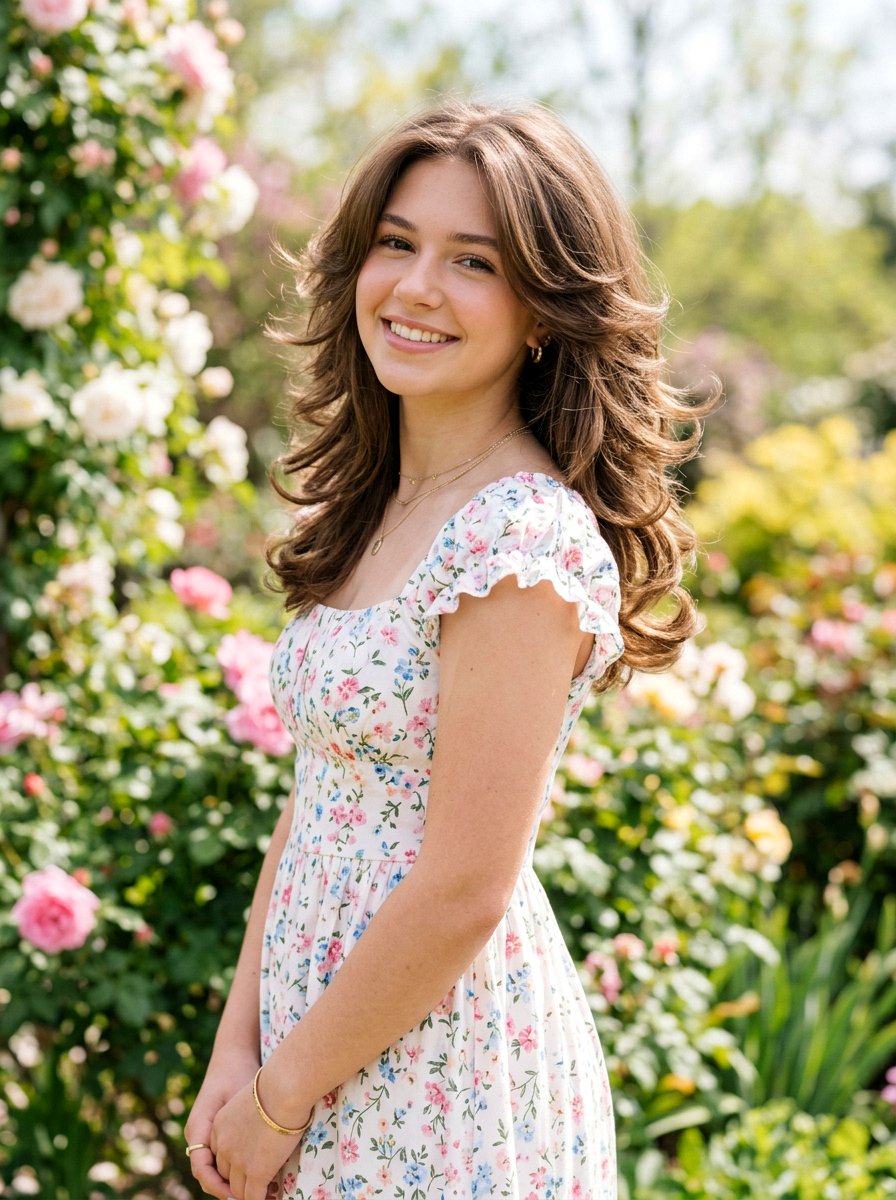 Butterfly Layered Haircut - 20 trendy haircut for teenage girls 2026 - 20 trendy haircut for teenage girls 2026