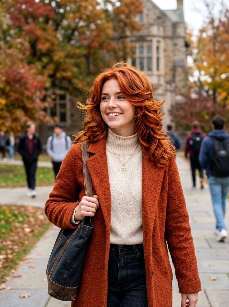 Butterfly Layers Copper Hair - 20 college girls butterfly layers haircut - 20 college girls butterfly layers haircut