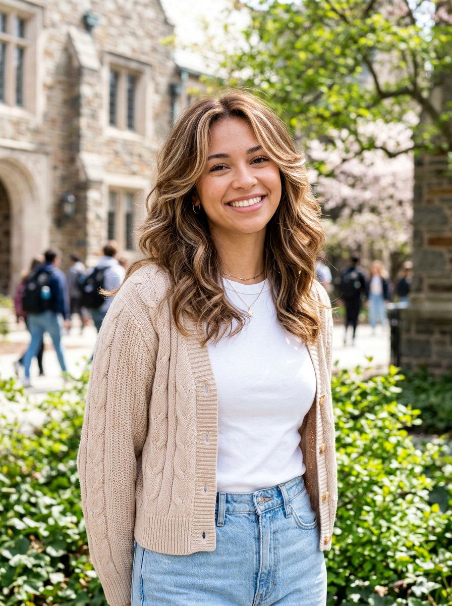 Butterfly Layers With Highlights - 20 college girls butterfly layers haircut - 20 college girls butterfly layers haircut