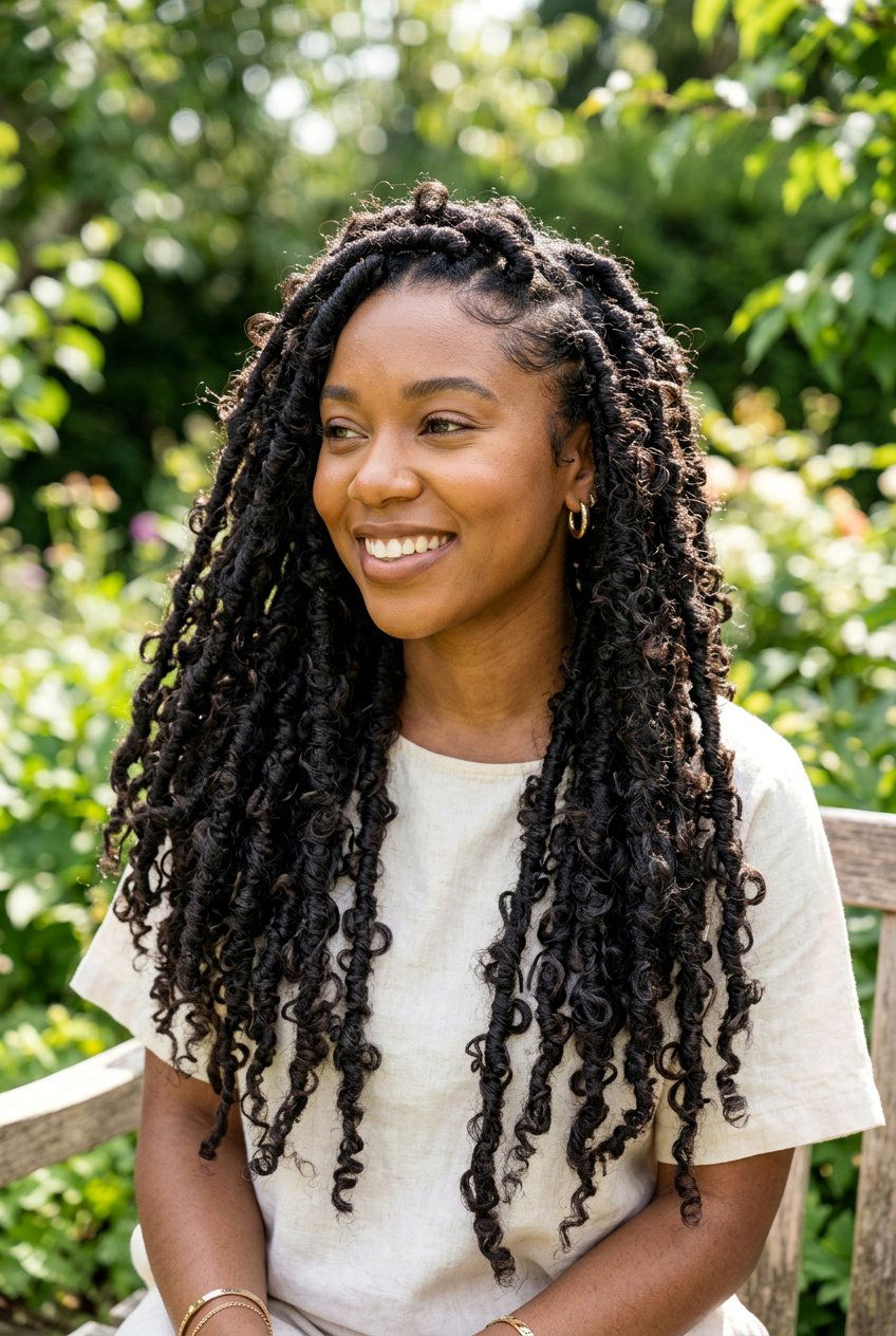 Butterfly Locs - 20 loc hairstyles for women - 20 loc hairstyles for women