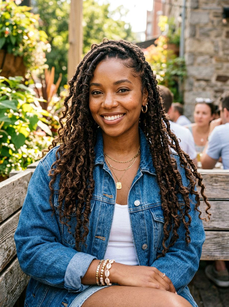 Butterfly Locs - 20 summer protective styles for black women - 20 summer protective styles for black women