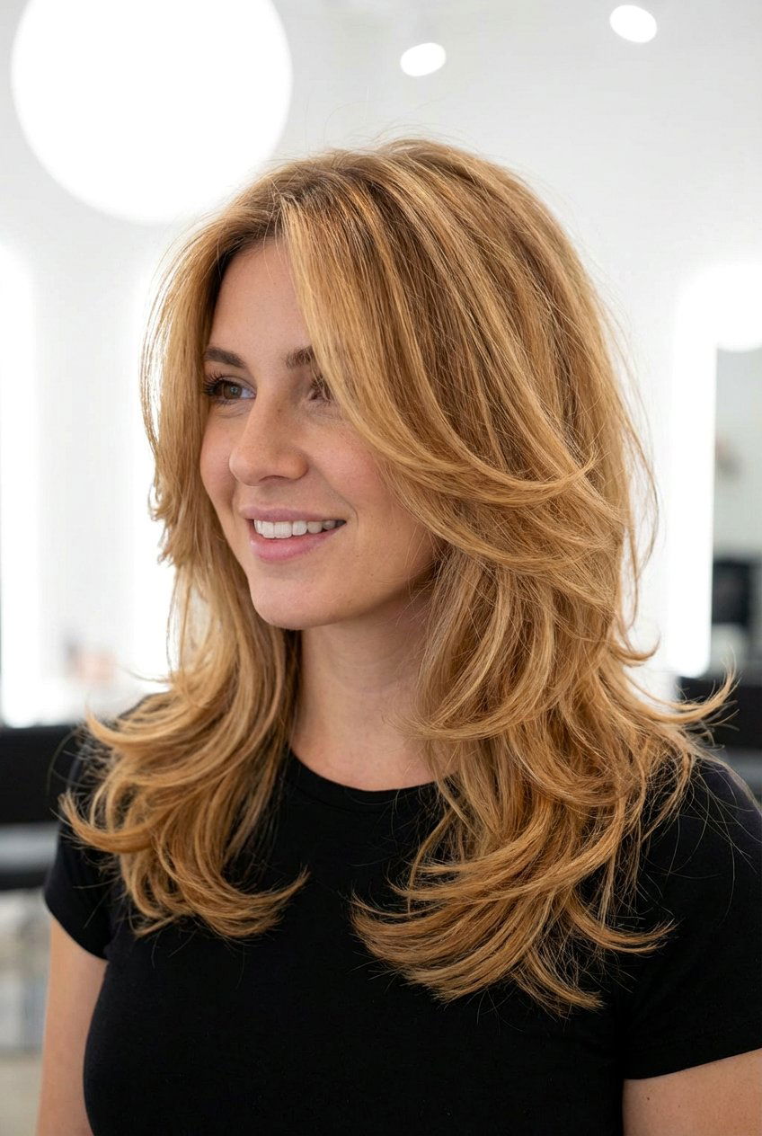 Butterfly Medium Layered Haircut - 20 medium layered haircuts - 20 medium layered haircuts