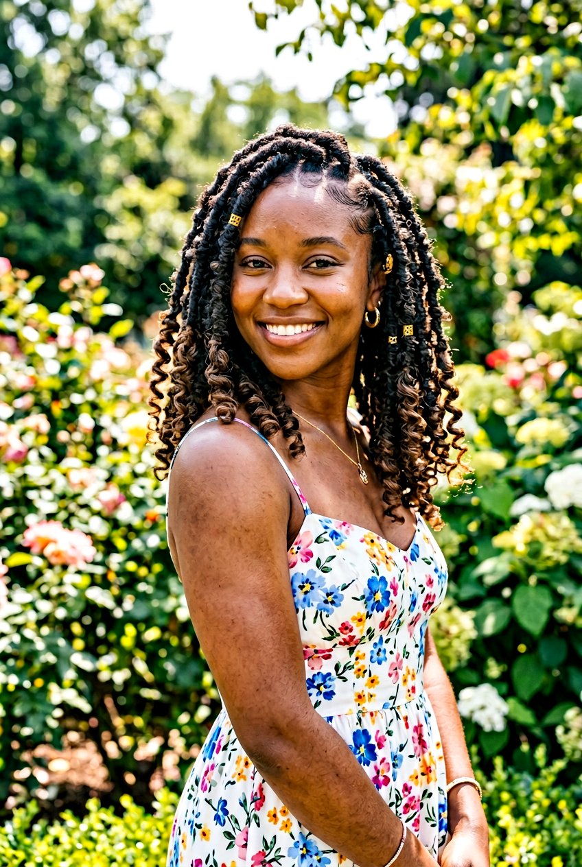 Butterfly locs with curly ends - 20 butterfly locs hairstyles - 20 butterfly locs hairstyles