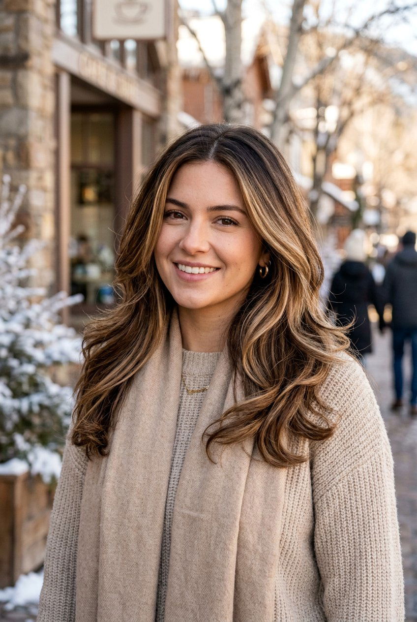 Butterscotch Brunette Balayage - 20 winter brunette balayage - 20 winter brunette balayage