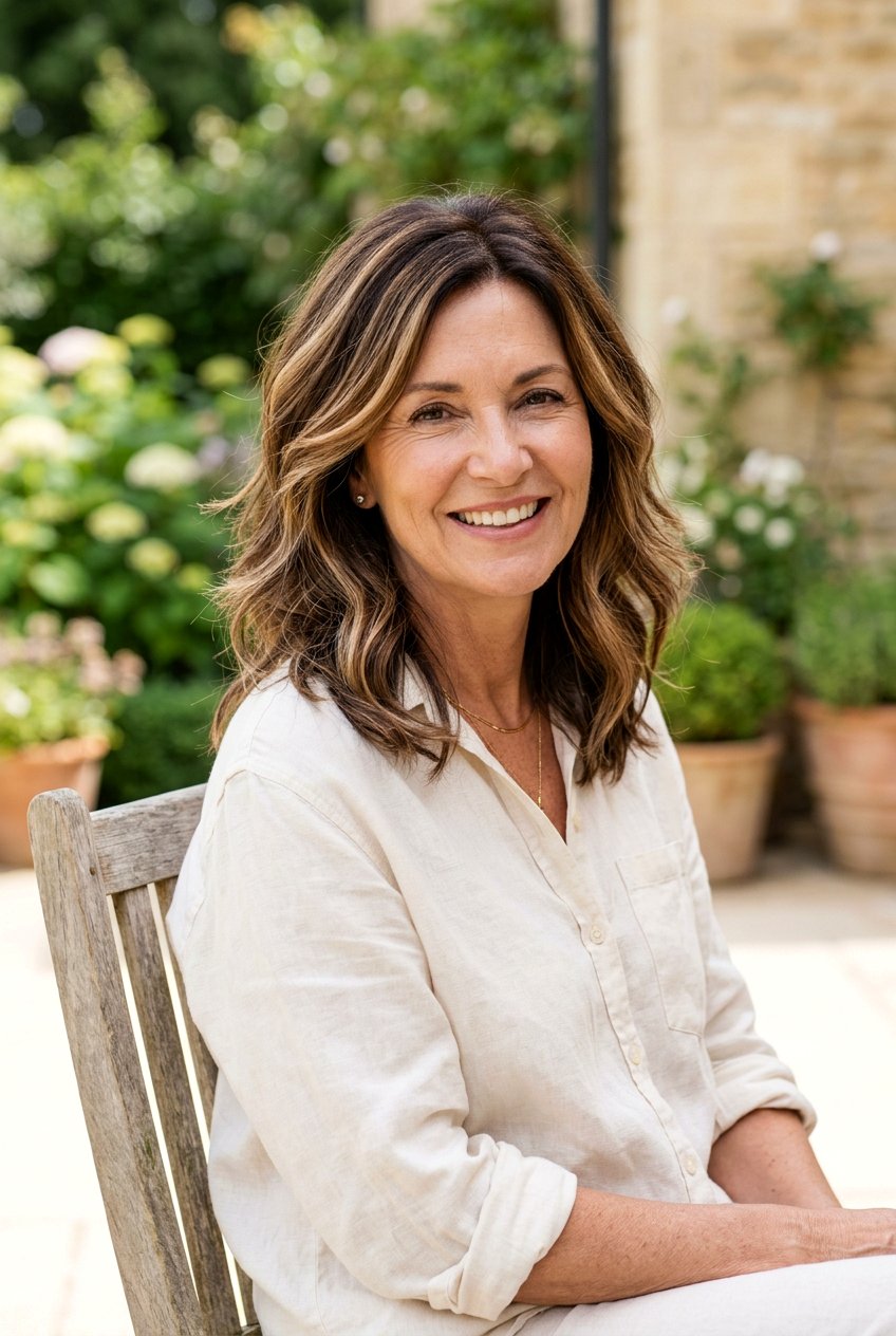 Butterscotch Hair Highlights - 20 face framing highlights for mature brunettes - 20 face framing highlights for mature brunettes