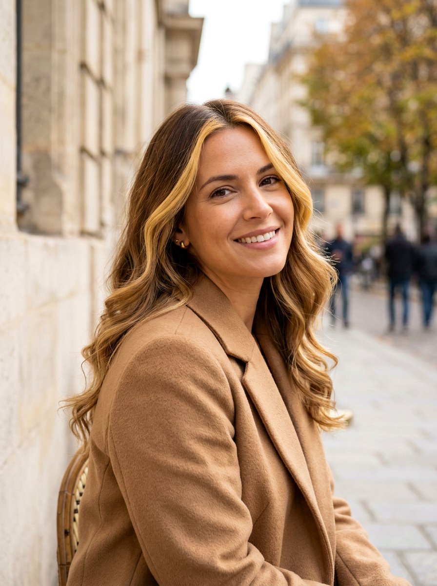 Butterscotch Money Piece - 20 subtle money piece for mature women - 20 subtle money piece for mature women