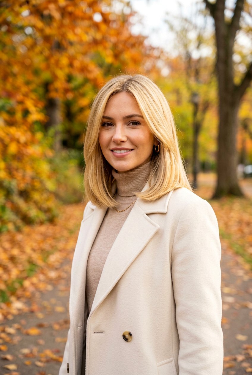 Buttery Blonde Lob - 20 lob hair color ideas for blondes - 20 lob hair color ideas for blondes