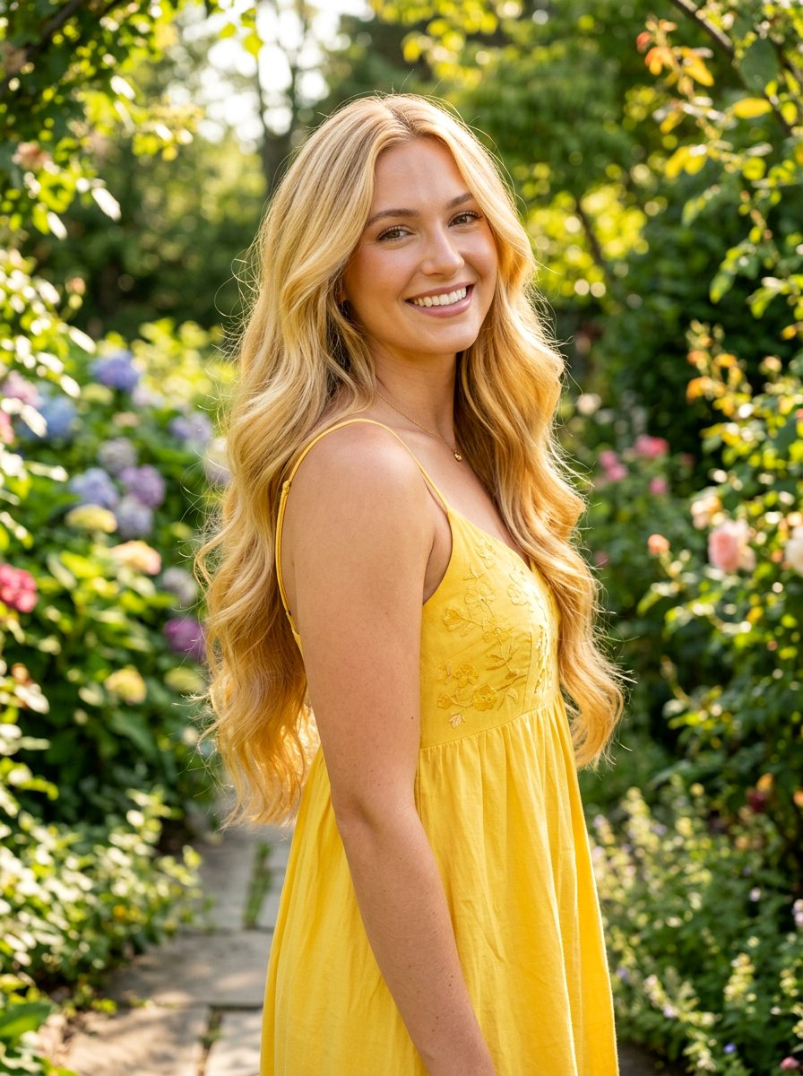 Buttery Blonde Long Hair - 20 trending hair color ideas for blondes - 20 trending hair color ideas for blondes