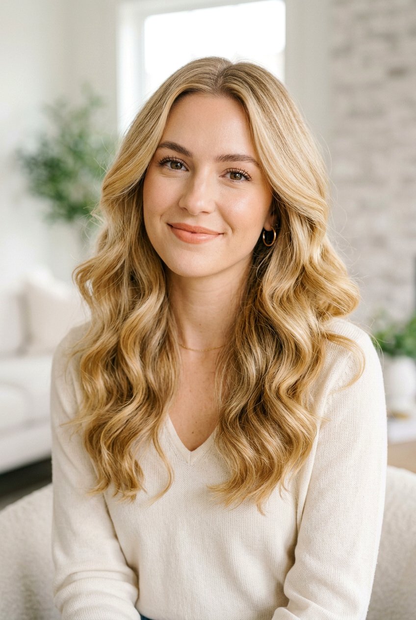 Buttery Golden Blonde Hair - 20 creamy golden blonde hair - 20 creamy golden blonde hair