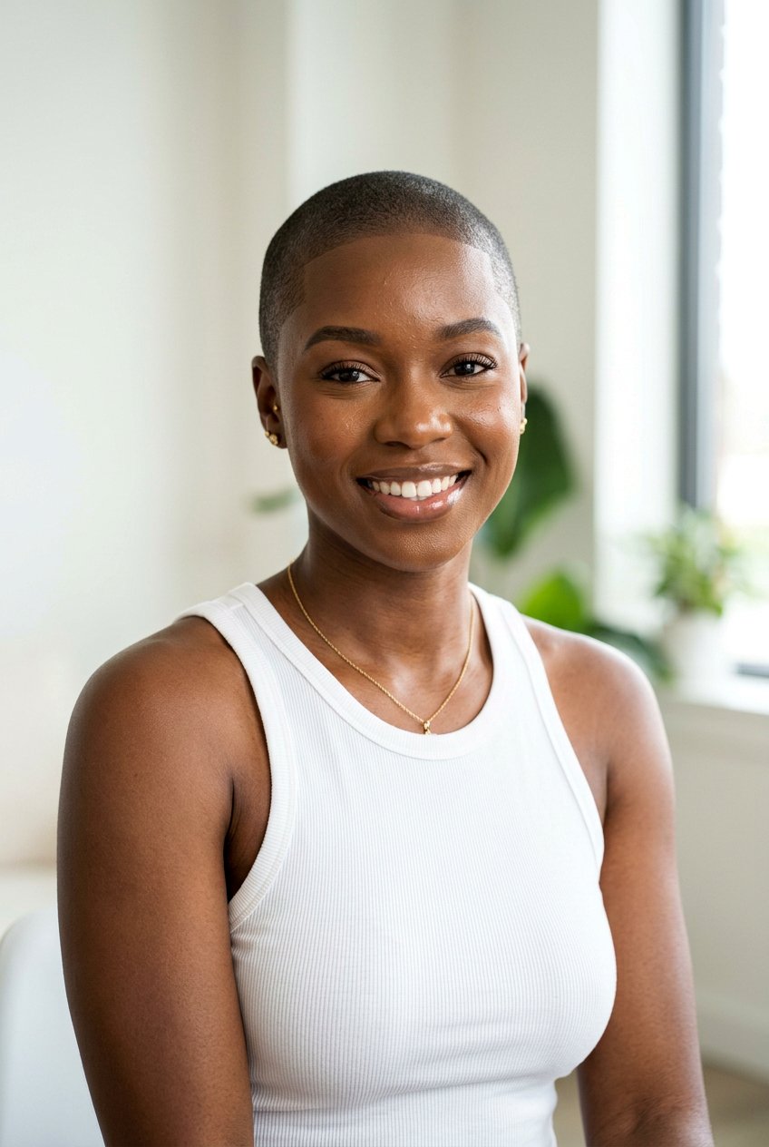 Buzz Cut - 20 black women short haircut ideas - 20 black women short haircut ideas