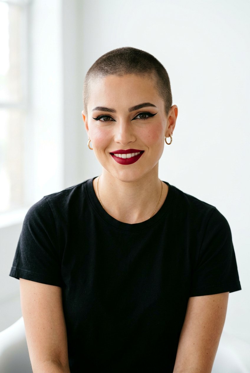 Buzz Cut - 20 haircut for hair breakage women - 20 haircut for hair breakage women