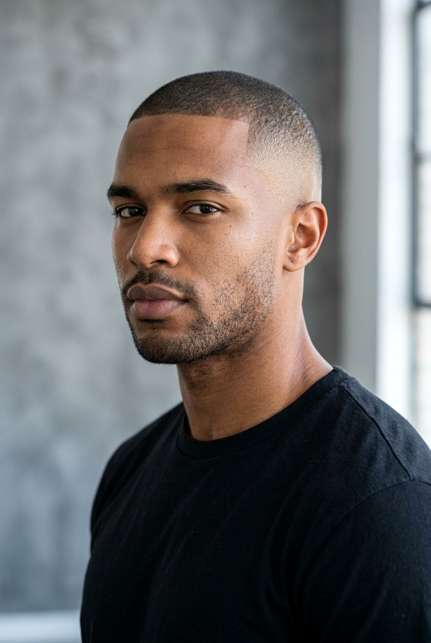 Buzz Cut Fade - 20 mens haircut for square face - 20 men’s haircut for square face