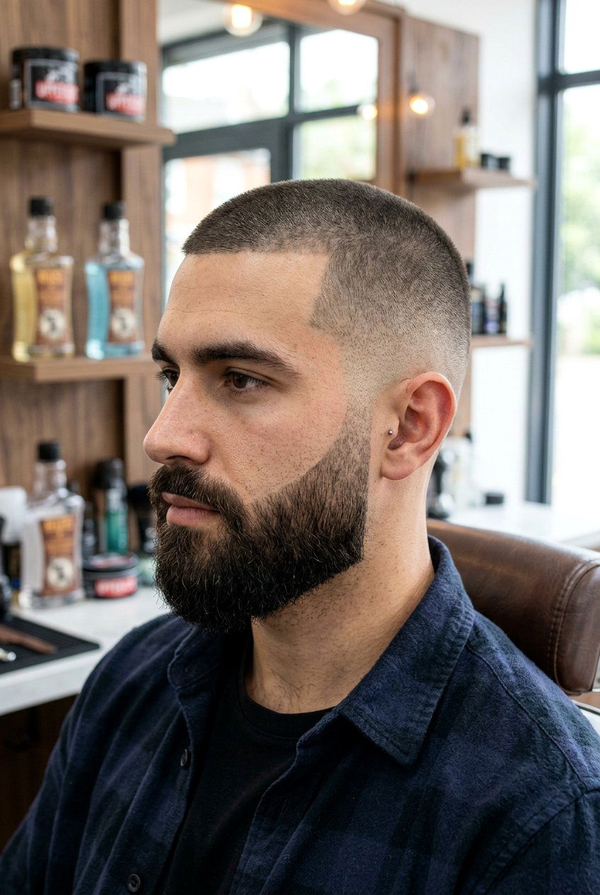 Buzz Cut Fade With Beard - 20 buzz cut fade - 20 buzz cut fade