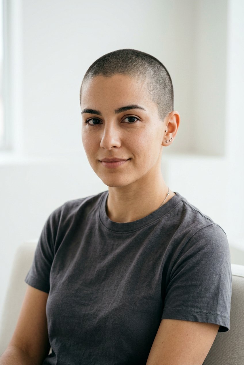 Buzz Cut For Women - 20 easy care short hairstyles - 20 easy care short hairstyles