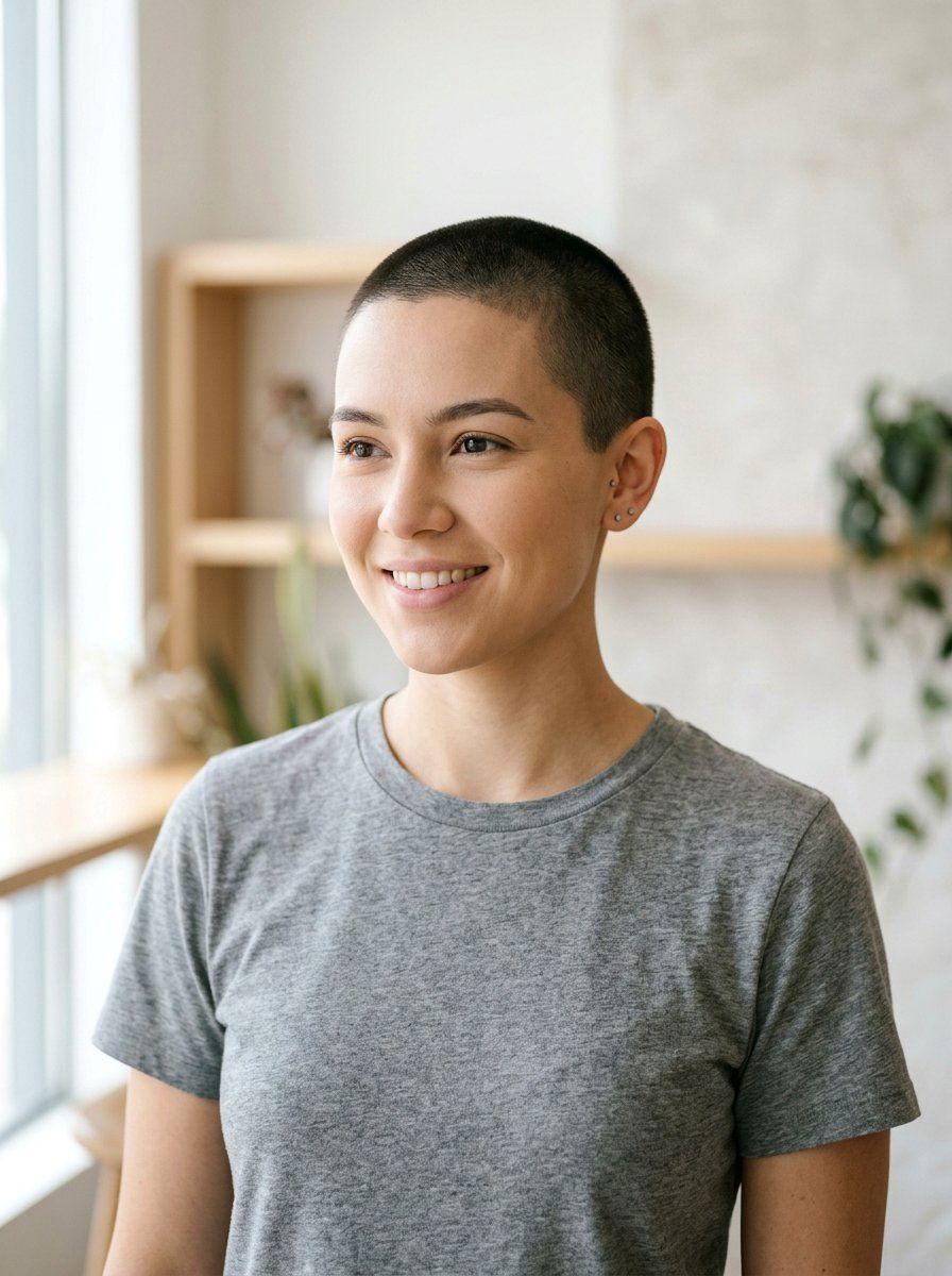 Buzz Cut For Women - 20 polished short haircut for women - 20 polished short haircut for women