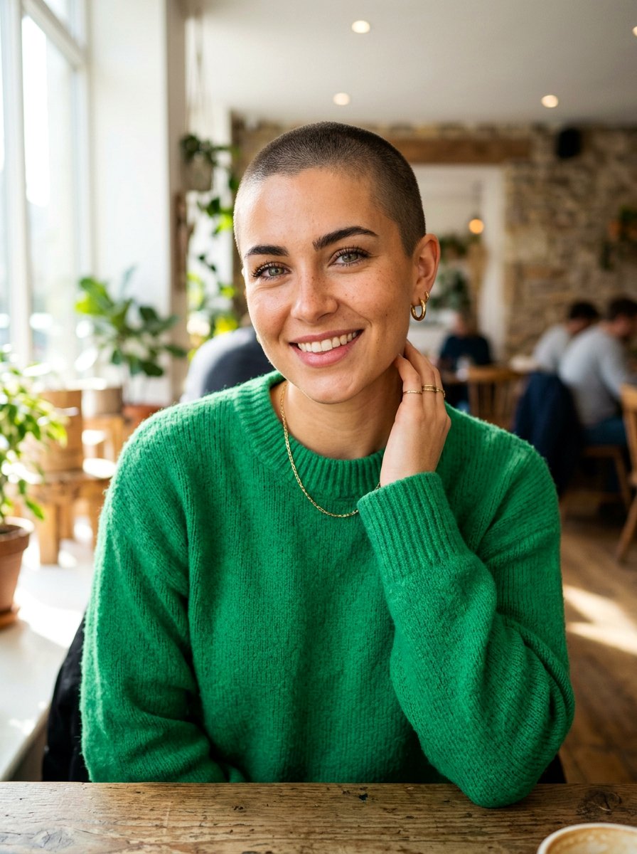 Buzz Cut Look - 20 short natural haircut for thick hair - 20 short natural haircut for thick hair