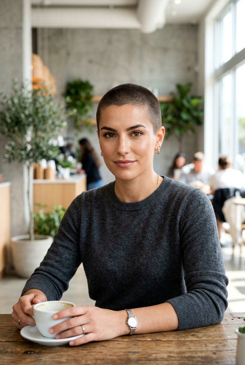 Buzz Cut Short Haircut for Women - 20 salon haircut ideas for short hair - 20 salon haircut ideas for short hair