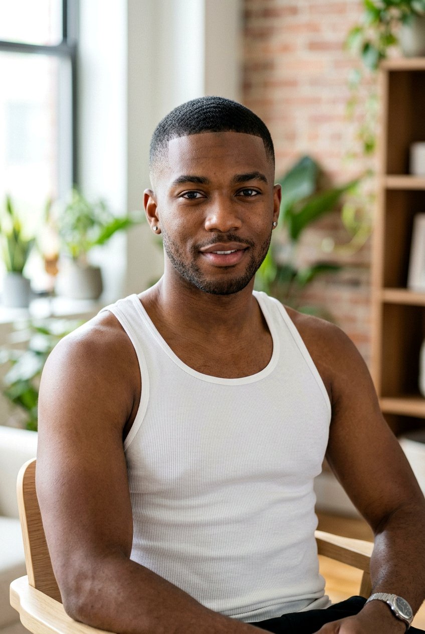 Buzz Cut With Fade Men - 20 men haircut for long face shape - 20 men haircut for long face shape